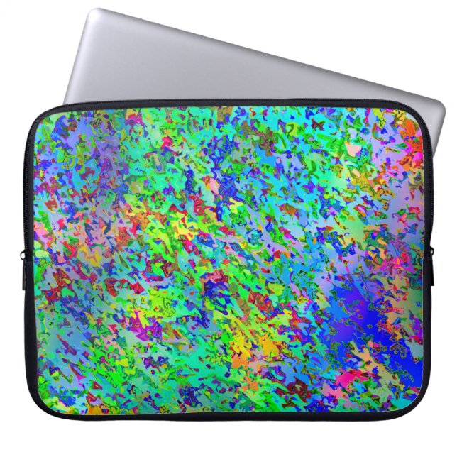 Confetti Storm Laptopschutzhülle (Vorderseite)