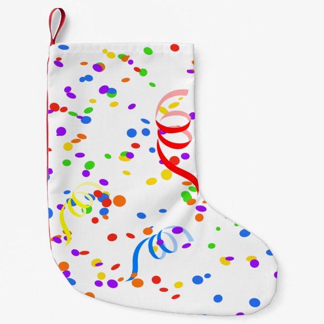 Confetti streamer Party Karneval Kleiner Weihnachtsstrumpf (Vorderseite)