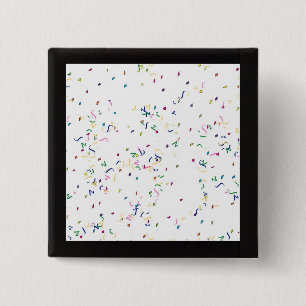Confetti White Background Button