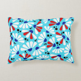 Confetti zum Tropenblau Dekokissen