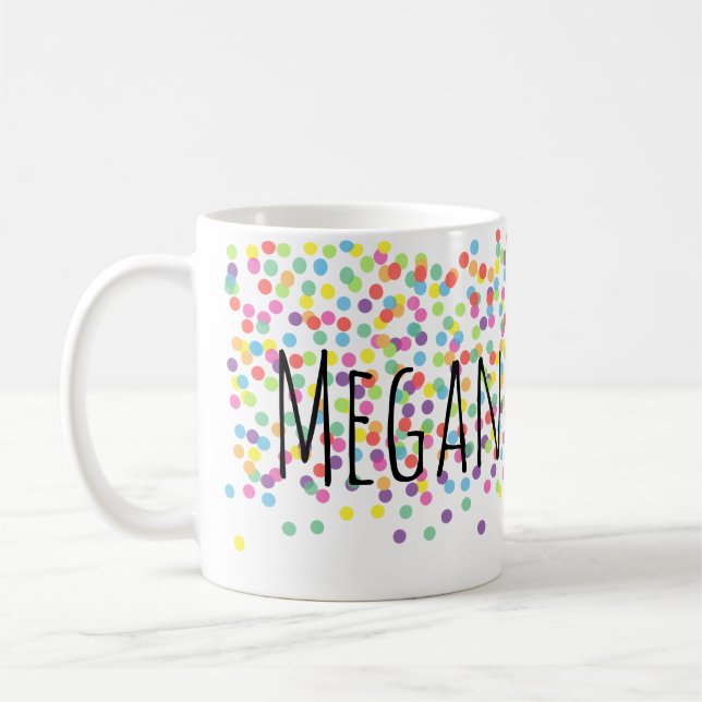 ConfettinamensTasse Kaffeetasse (Links)