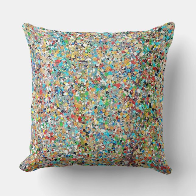 Confetti's 20 x 20 Poly Throw Kissen (Vorderseite)