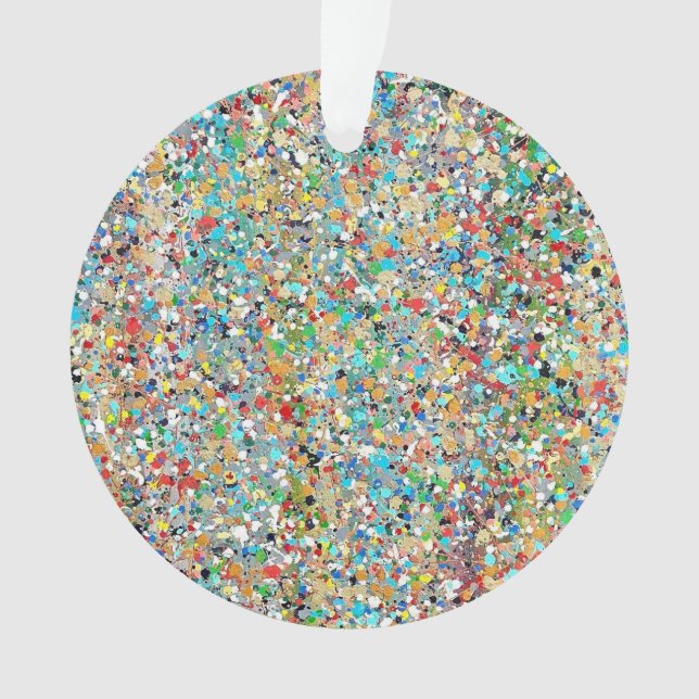 Confetti's Akryllische Ornament (Vorderseite)