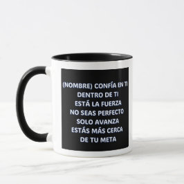 CONFIA EN TI REGALO PERSONALIZADO PARA (NOMBRE) TASSE