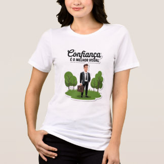 Confiança é o melhor visual Tri-Blend shirt