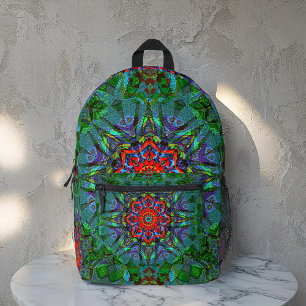 Confianza Textur Mandala Muster Bedruckter Rucksack