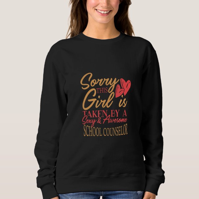 Confidence teacher, work job, husband, wife, sayin sweatshirt (Vorderseite)
