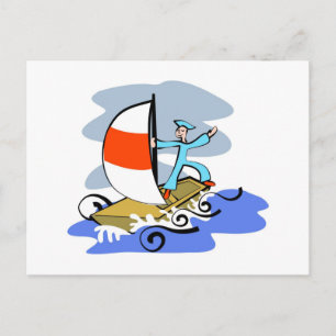 Confident Sailor Postkarte