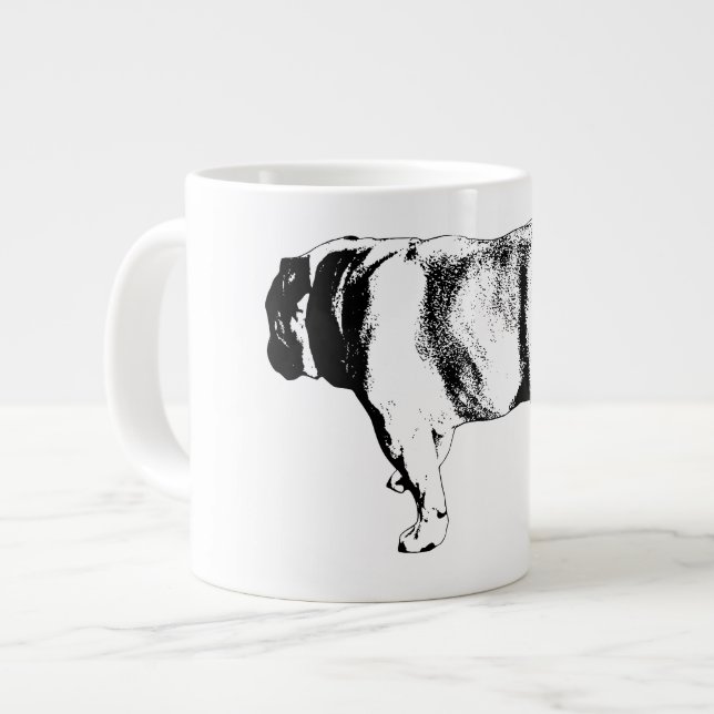Confident Stride, Morning Calm Jumbo-Tasse (Vorderseite Links)