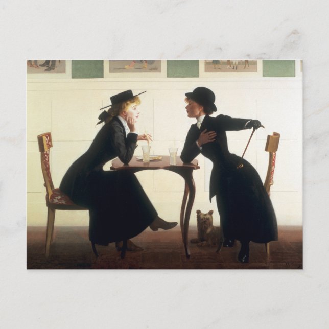 Confides von Harry Watrous Poster Postkarte (Vorderseite)