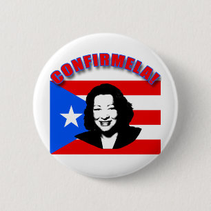CONFIRMELA Betrug Bandera De Puerto Rico Button