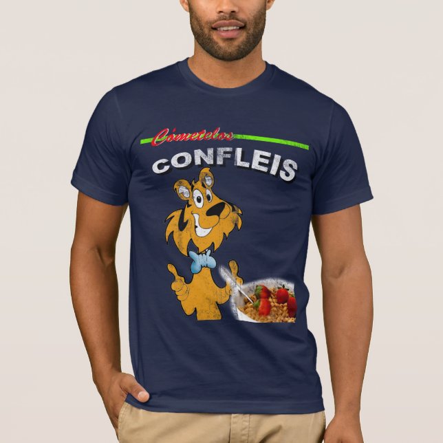 Confleis Beunruhigen-Blick T-Shirt (Vorderseite)