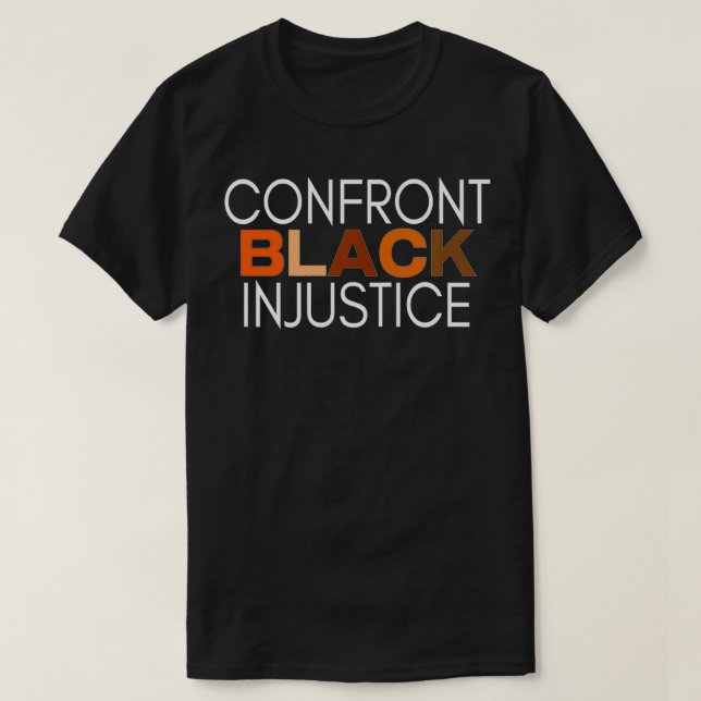 Confront Injustice Premium  T-Shirt (Design vorne)