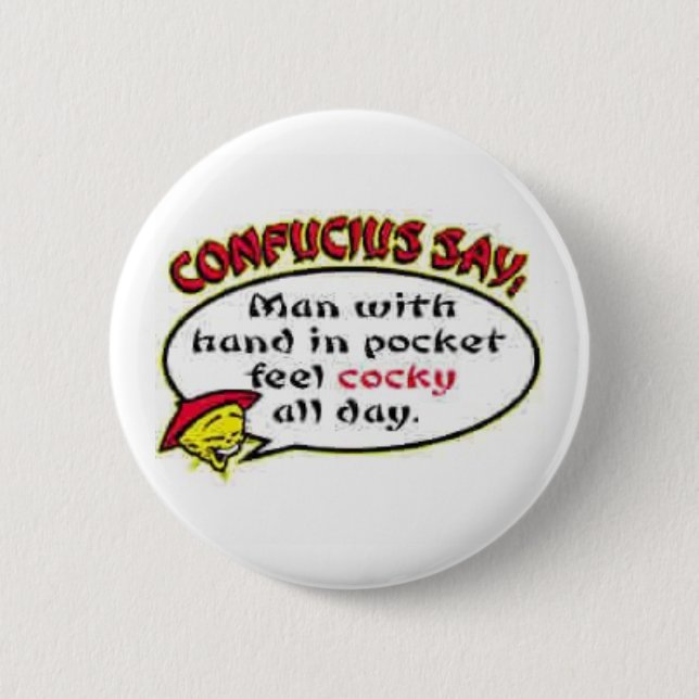 Confucious Button (Vorderseite)