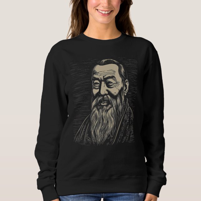 Confucius Chinese Philosopher Sweatshirt (Vorderseite)