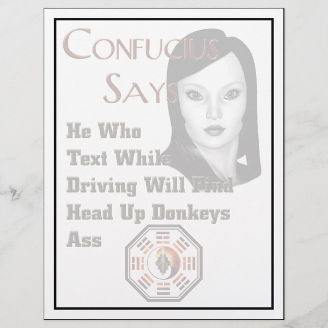 Confucius sagt (Vorderseite)