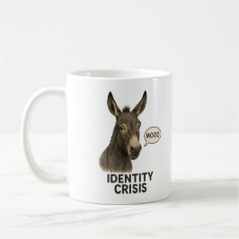 Confused Donkey Mug – “Moo” Kaffeetasse