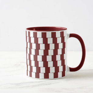 Confusing lines Bordeaux Tasse