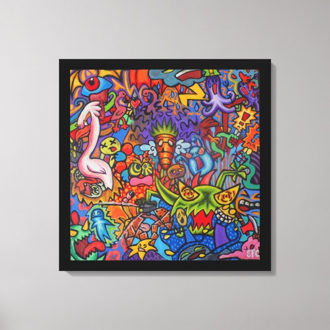 Confusion By Squid Fear City (2.5) Leinwanddruck (Vorderseite)