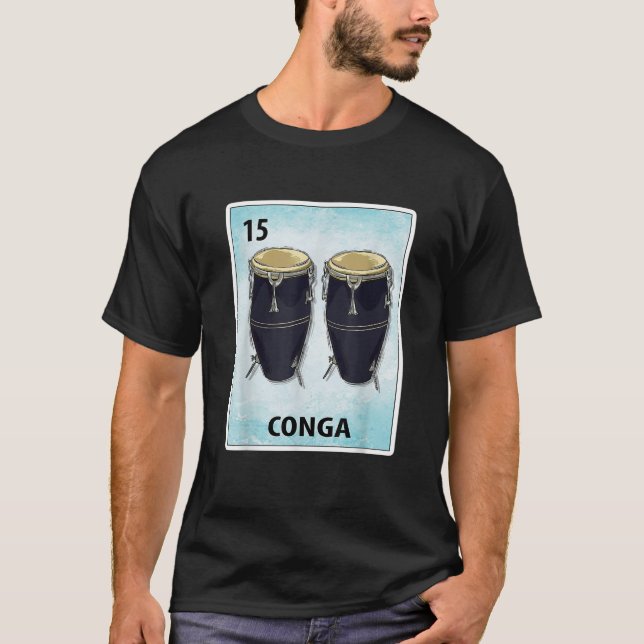 Conga Mexican Cards T Shirt (Vorderseite)