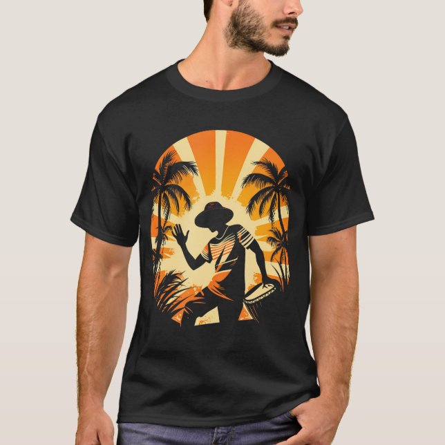 Conga Player Conguero Tumbadora Congas Drum T-Shirt (Vorderseite)