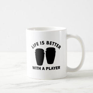 Conga trommelt Entwürfe Tasse