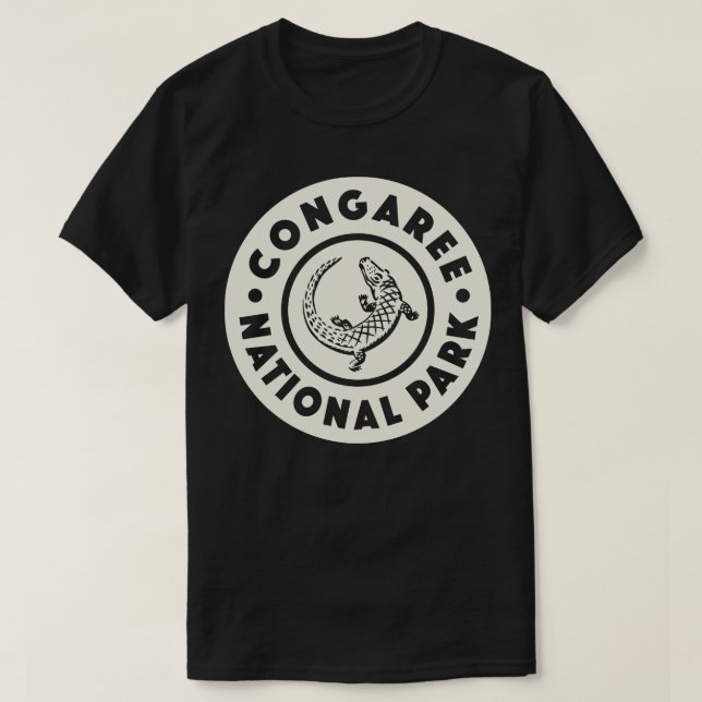 Congaree National Park Circle Tan T-Shirt (Design vorne)