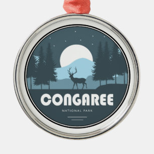 Congaree National Park Deer Ornament Aus Metall