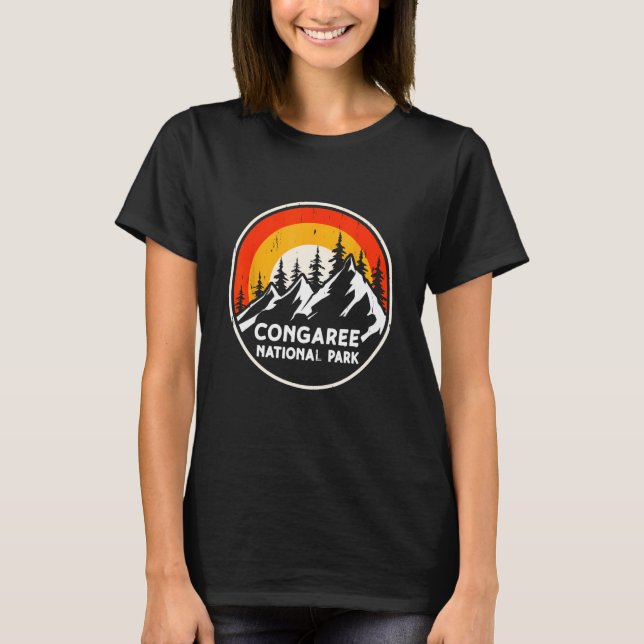Congaree National Park Mountain Camping South Caro T-Shirt (Vorderseite)