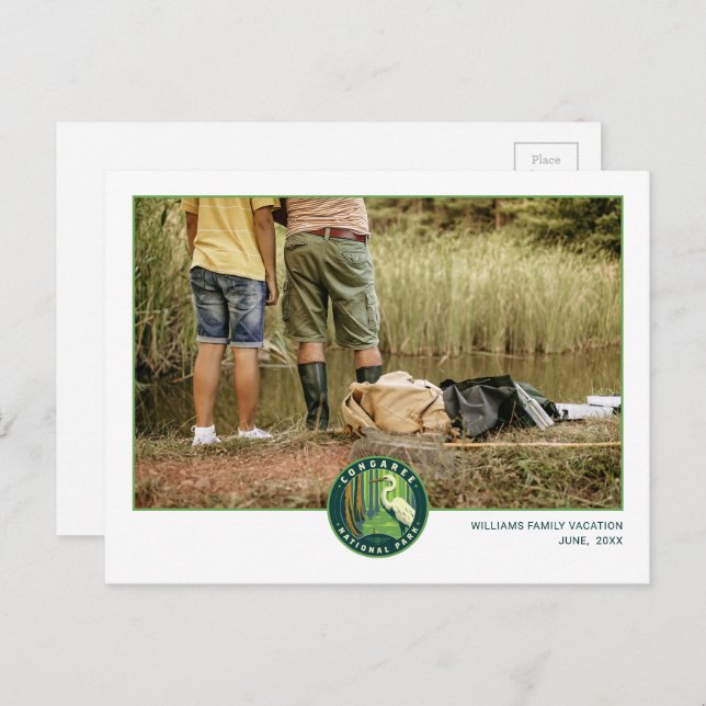 Congaree National Park Postkarte (Vorne/Hinten)