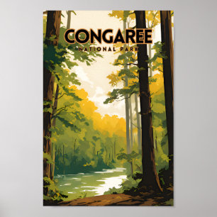 Congaree National Park Travel PS Poster