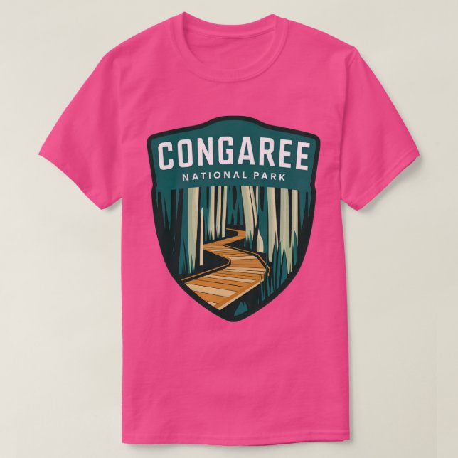 Congaree Nationalpark Boardwalk Abenteuer T-Shirt (Design vorne)