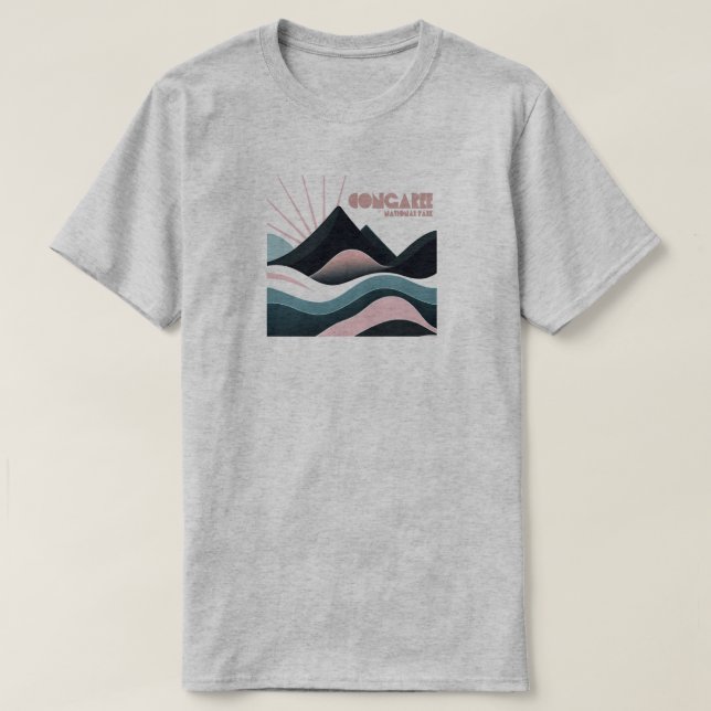 Congaree Nationalpark Colored Hills T-Shirt (Design vorne)