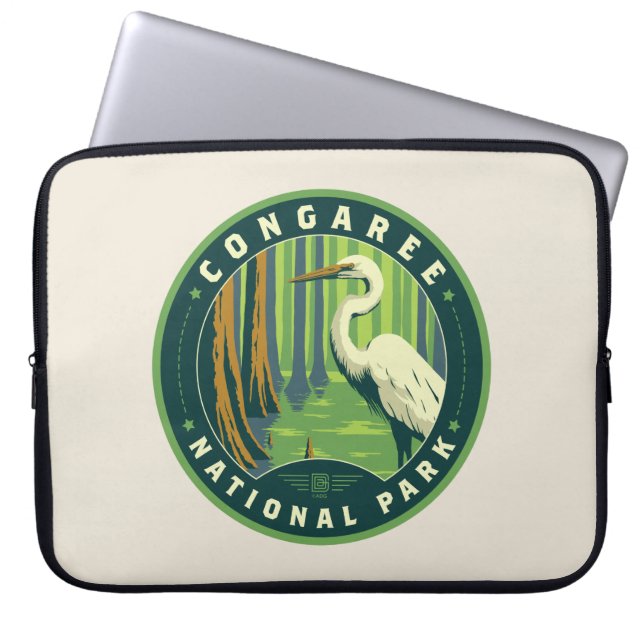 Congaree-Nationalpark Laptopschutzhülle (Vorderseite)