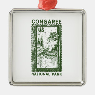 Congaree Nationalpark Silbernes Ornament