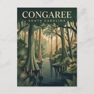 Congaree-Nationalpark South Carolina Postkarte