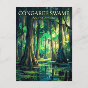 Congaree-Nationalpark South Carolina Postkarte