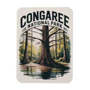 Congaree Nationalpark Süd Carolina Wilderness Magnet