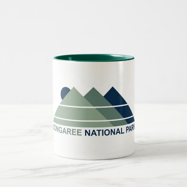 Congaree Nationalpark Zweifarbige Tasse (Mittel)