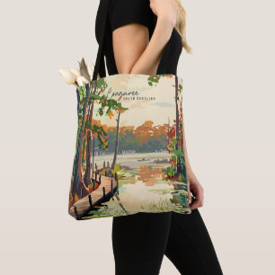 Congaree South Carolina Vintage Art Reisen