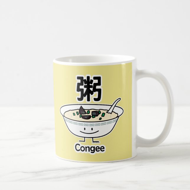Congee Jook Reisbreimehlsuppen-Schüssel Chinesen Tasse (Rechts)