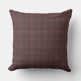 Congo Brown and Spicy Mix Plaid Kissen
