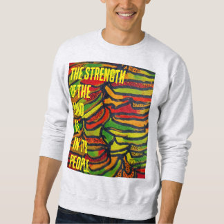 Congo-Print die Stärke des Landes Sweatshirt