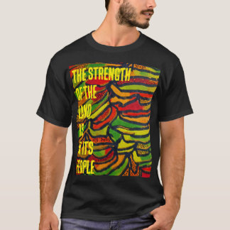 Congo-Print die Stärke des Landes T-Shirt