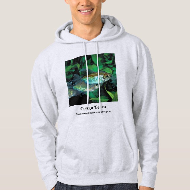Congo tetra , Phenacogrammus interruptus Hoodie (Vorderseite)