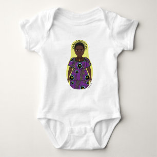 Congolese Matryoshka Baby Bodysuit Baby Strampler