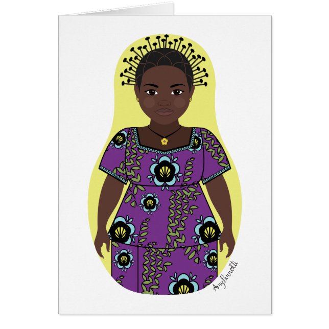 Congolese Matryoshka Card (Vorne)
