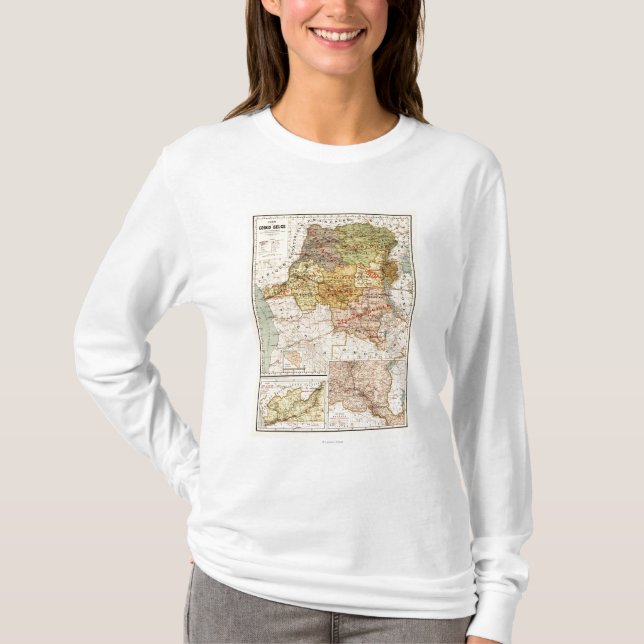 CongoPanoramic MapCongo T-Shirt (Vorderseite)