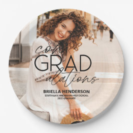 ConGRADulations Abschluss Paper-Teller Pappteller