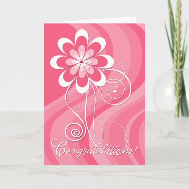 Congradulations - Chemotherapie abgeschlossen Karte (Vorderseite)